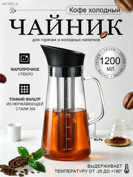 Гейзерная кофеварка 1200 мл