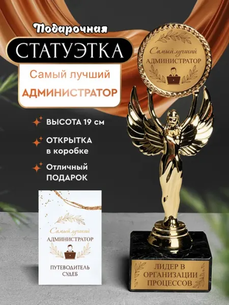 Статуэтка подарочная администратор оригинальный сувенир Нина