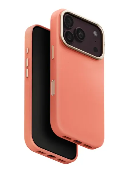 Чехол на iPhone 18 Pro и 17 Pro из экокожи Lyden, Magsafe UNIQ