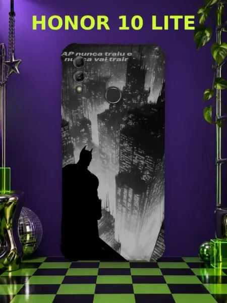 Чехол на Honor 10 Lite Бэтмен готэм batman dc комикс PRINTberries