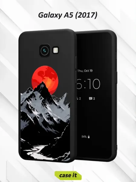 Чехол на Samsung A5 2017 с принтом Кровавая луна Case it