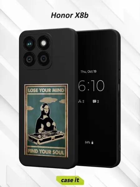 Чехол на Honor X8bс принтом Мона Лиза Case it