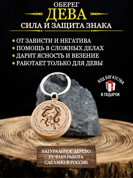 Оберег от сглаза и порчи, талисман по знаку зодиака Дева, брелок