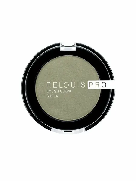 RELOUIS Тени для век PRO EYESHADOW SATIN тон 35 GREEN TEA