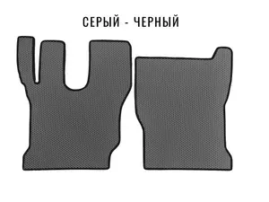 Коврик eva VOLVO FM серый материал - черный кант
