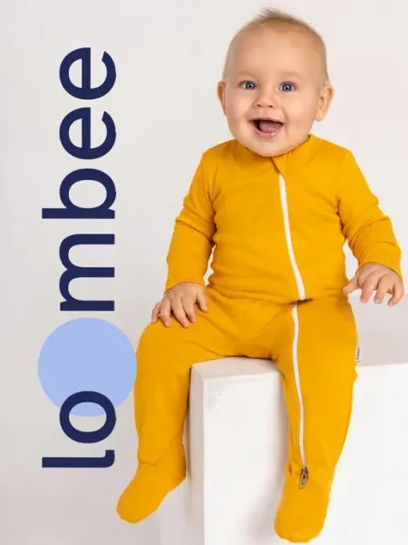 Комбинезон слип для новорожденных loombee