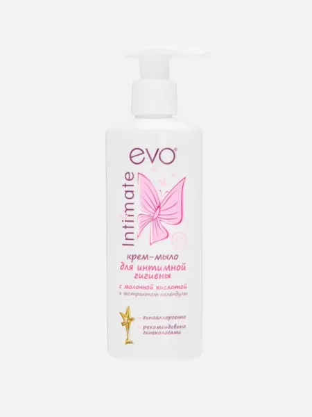 Крем-мыло для интимной гигиены EVO, 200 мл