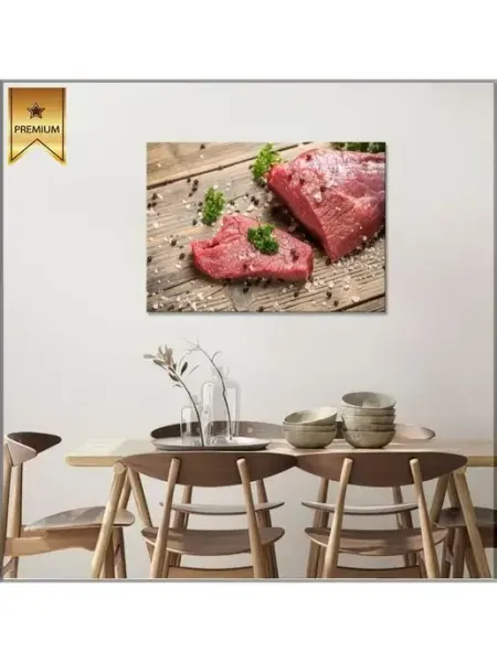 Картина на холсте свежее мясо 20х30 Картины для кухни