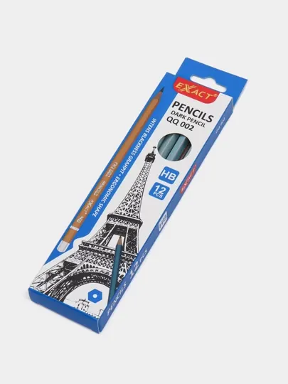 Черный карандаш HB PENCIL TRANIGULAR EXACT QQ002