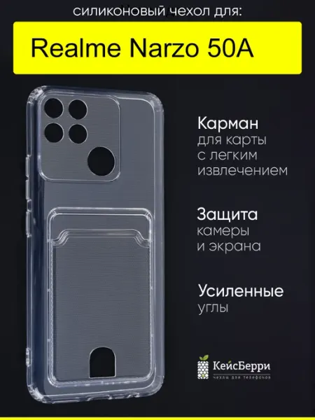 Чехол для Narzo 50A, серия Cardhold Realme