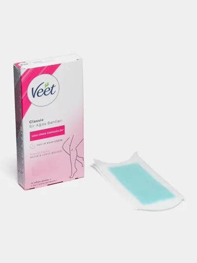 Veet Expert восковые полоски для чувствительной кожи, 12 штук, 6 штук