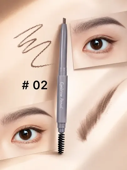 Карандаш для бровей с щеточкой, стойкий водостойкий eyebrow pencil