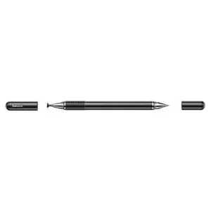 Стилус универсальный для планшетов Baseus Pencil (Black) / Pencil 2 in 1 Passive Stylus / Черный