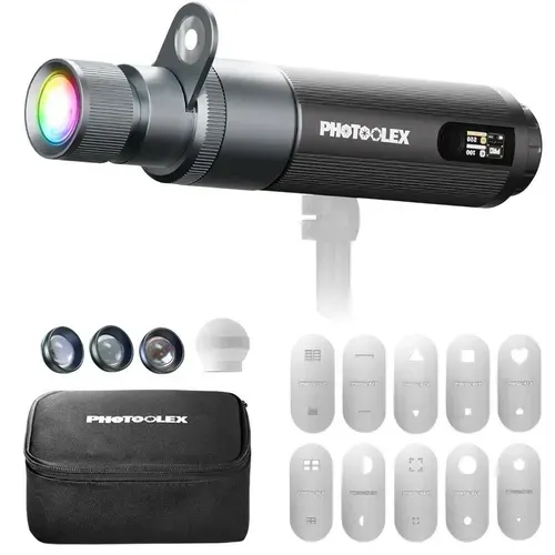 Фотофонарь Photoolex 12W ZOOM Projector Kit