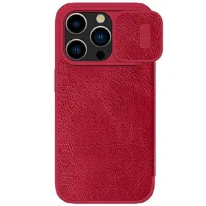 Чехол-книжка для смартфона Apple IPhone 15 Pro/Nillkin Qin Pro Leather Case красный