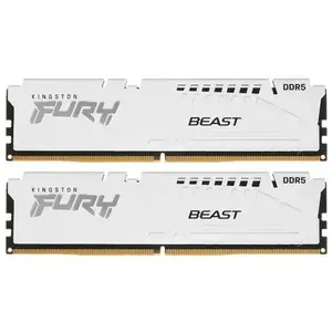 Kingston Fury Оперативная память Beast White DDR5 5600 МГц DDR5, 5600 МГц, 2 x 16 ГБ (KF556C40BWK2-32)
