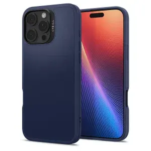 Чехол Spigen Cyrill на iPhone 16 Pro (ACS08408) Kajuk MagSafe / Спиген Чехол для Айфон 16 Про Темно-синий