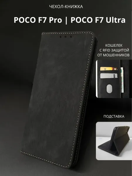NordCase Чехол книжка Poco F7 PRO Ultra