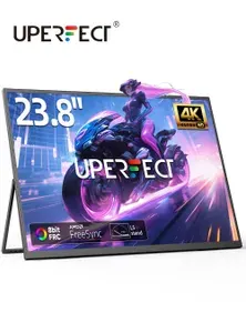 UPERFECT 23.8" Монитор портативный игровой Umax24 4K 3840x2160, 60 Гц, IPS, IPS, 3840x2160 4K, 60 Гц, темно-бордовый