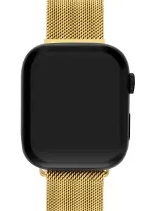 Mutural Ремешок для часов Apple Watch Ultra/49/45/44/SE/42 mm Оригинал, ультралегкий металлический на магните золотой