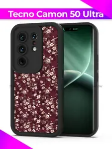 Чехол на Tecno Camon 50 Ultra / Текно Камон 50 Ультра с принтом, Винтажные цветы