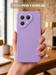 Чехол на Tecno Pova 7 Ultra 5G, для Техно Пова 7 Ультра 5G, накладка с однотонной матовой поверхностью Soft Touch