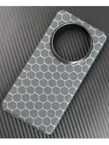 Карбоновый чехол для Huawei Mate 70 Pro/Pro+ Metal Frame с Magsafe Hexagon
