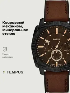 Мужские наручные часы Fossil Machine FS6102SET