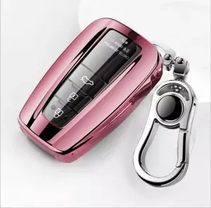 Чехол на ключ Toyota / Тойота TPU pink