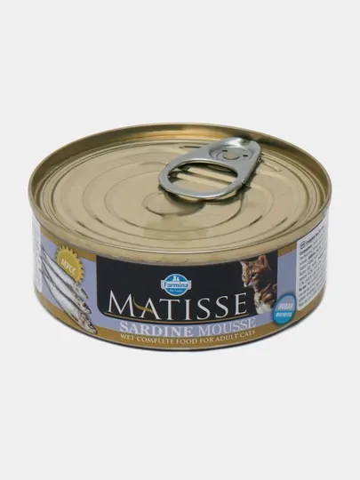 Паштет для взрослых кошек Farmina Matisse Mouse с сардинами 85 гр