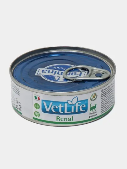 Диетический влажный корм Farmina VetLife Renal для кошек для поддержки функции почек 85 гр