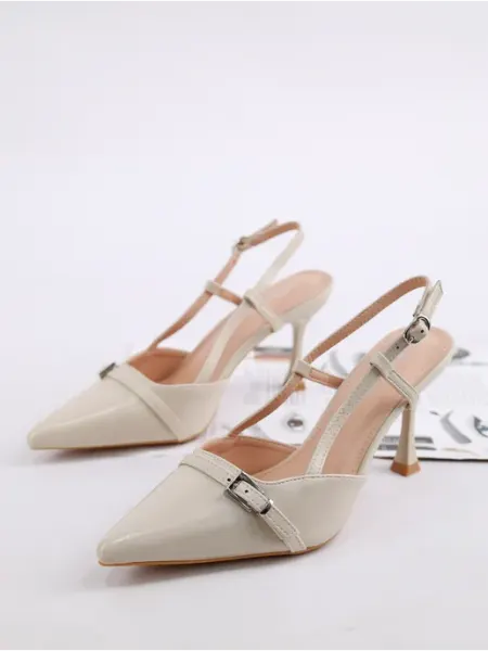Liya Groff Fashion Туфли на каблуке с открытой пяткой