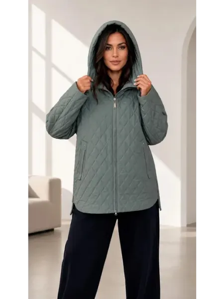 HD Fashions Куртка демисезонная с капюшоном болоньевая