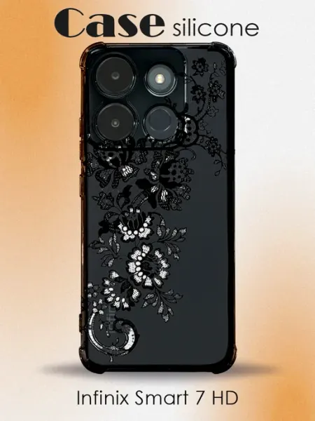 Чехол на Infinix Smart 7 HD с принтом Кружево PRINTberries