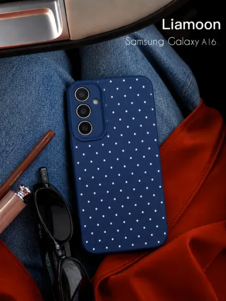 Чехол на Samsung Galaxy A16 в горошек Liamoon