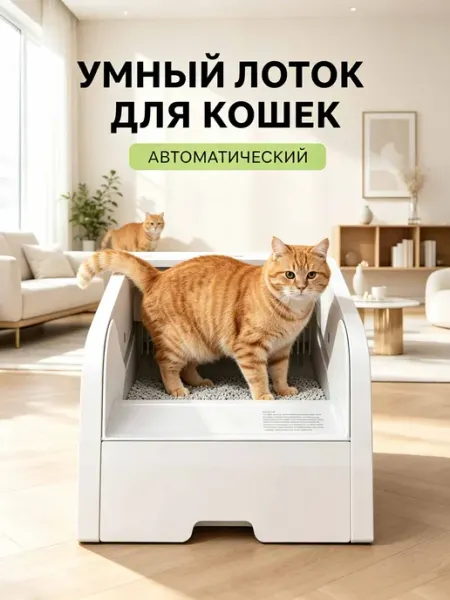 Автоматический лоток для кошек