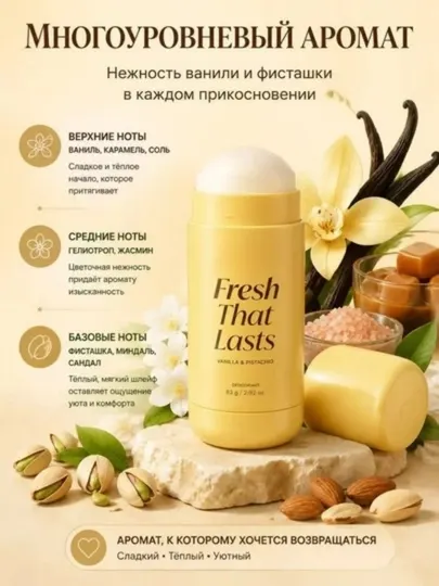 Стик дезодорант Fresh That Lasts, для женщин и мужчин, от пота и запаха - Женские дезодоранты и антиперспиранты