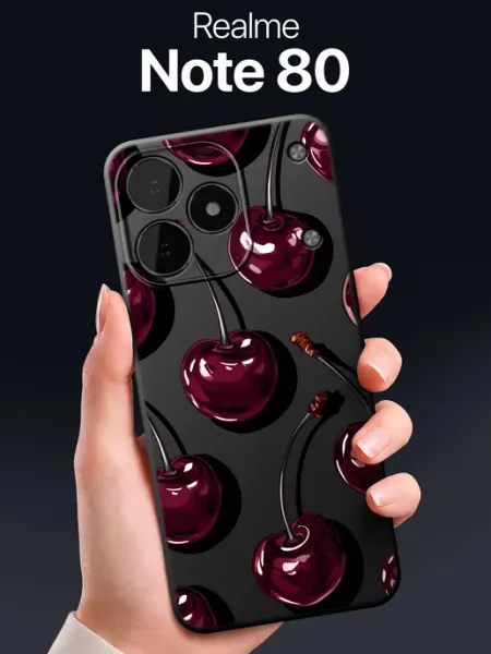 Чехол на Realme Note 80 с вишней SCDesign