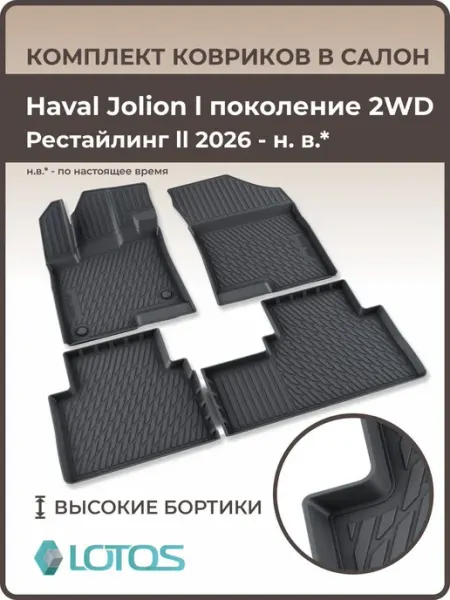Коврики автомобильные в салон Haval Jolion 1 рестайлинг 2 20