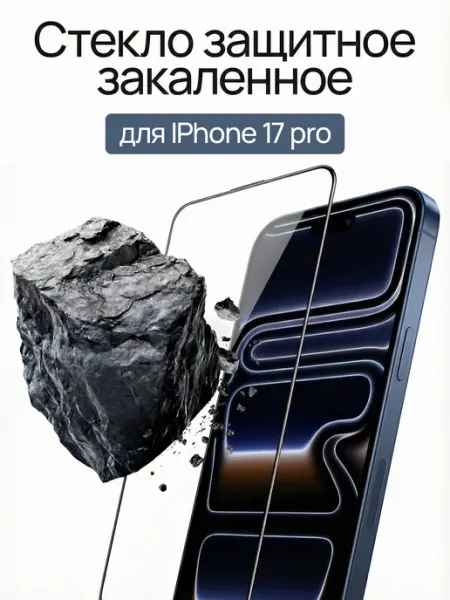 Защитное стекло на iPhone 17 PRO Gadgess