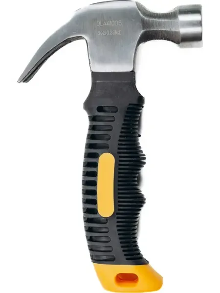 Молоток-гвоздодер DELI DL441008 укороченный, 250 г, 160 мм Deli Tools
