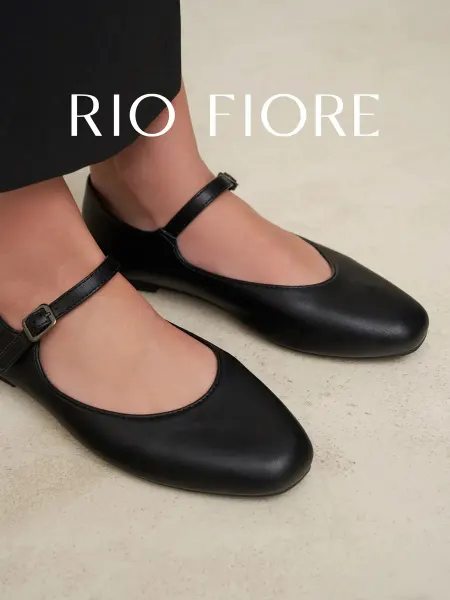 Rio Fiore Балетки мери джейн с круглым носом и тонким ремешком летние