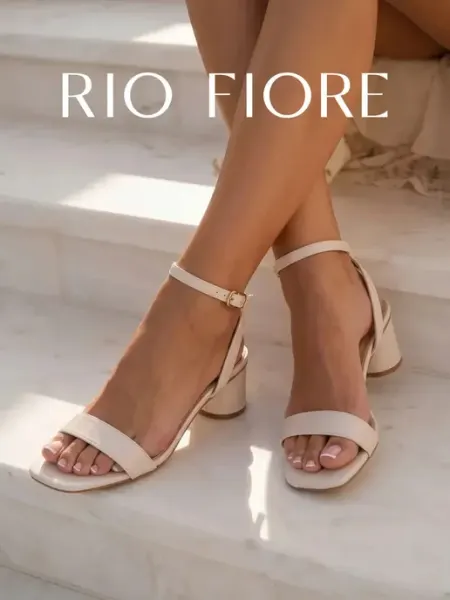Rio Fiore Босоножки летние на каблуке с квадратным носом