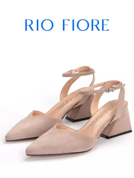 Rio Fiore Туфли на низком каблуке вечерние с ремешком