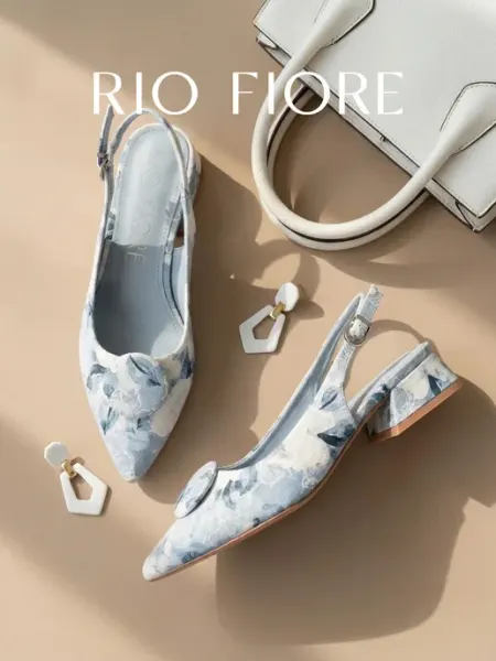 Rio Fiore Туфли на низком каблуке слингбэки вечерние