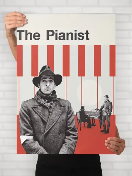 Плакат Пианист (Pianist - Владек Шпильман 12) A2 61x42 см HEAVEN POSTER