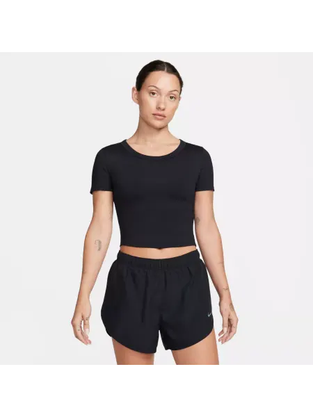 Nike Футболка спортивная W ONE FITTED DF SS TOP