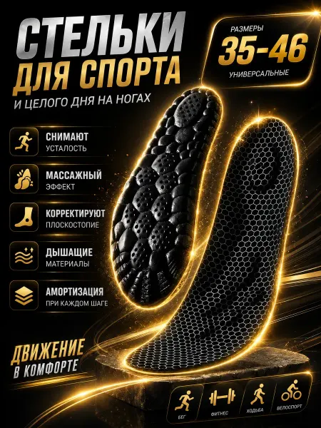 Vesta Flair Стельки для обуви и кроссовок спортивные