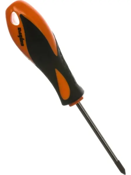 Отвертка стрежневая крестовая BASIC, РН1х75 мм 511075 OMBRA