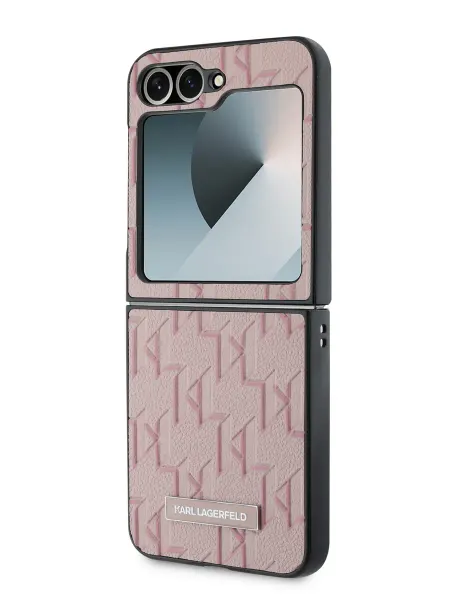 Karl Lagerfeld Чехол для Galaxy Z Flip6 из экокожи PU Leather